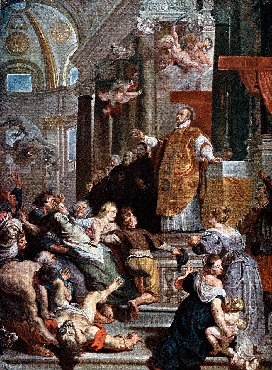 Den helige Ignatius Loyolas mirakel, c1617-1618 av Peter Paul Rubens