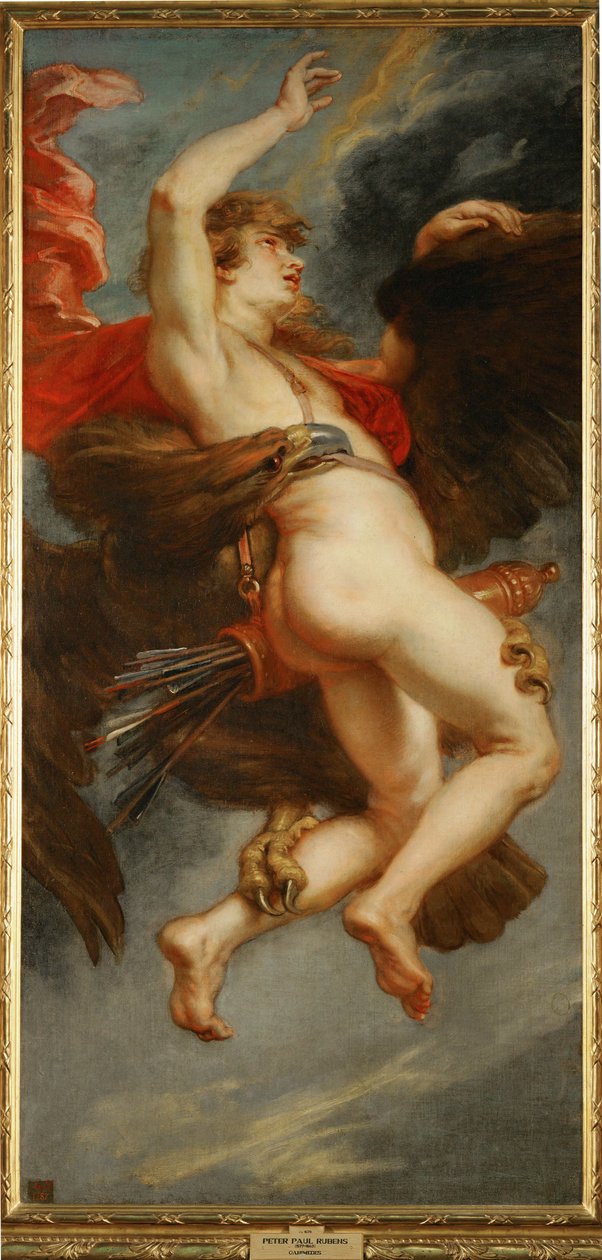Våldtäkten på Ganymede av Peter Paul Rubens