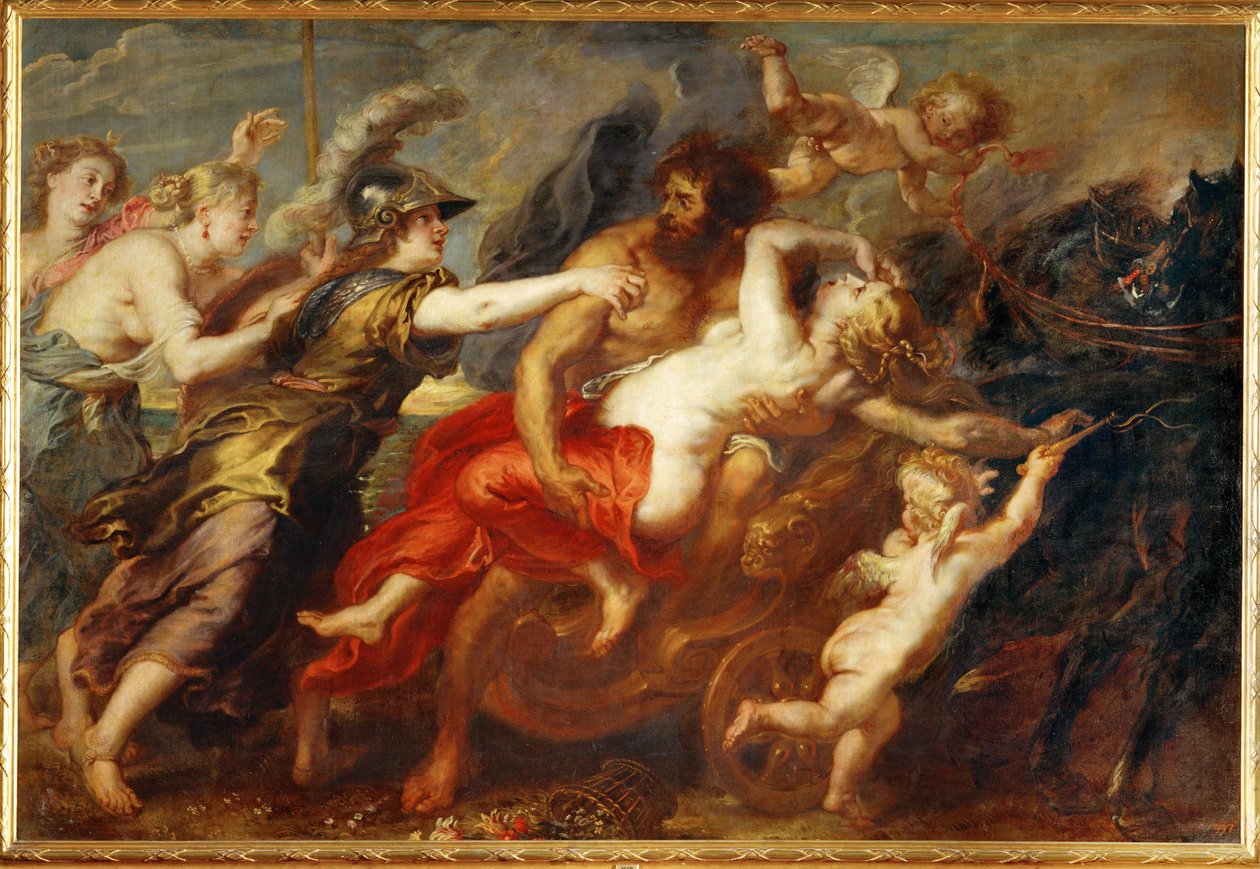Våldtäkten på Proserpine av Peter Paul Rubens