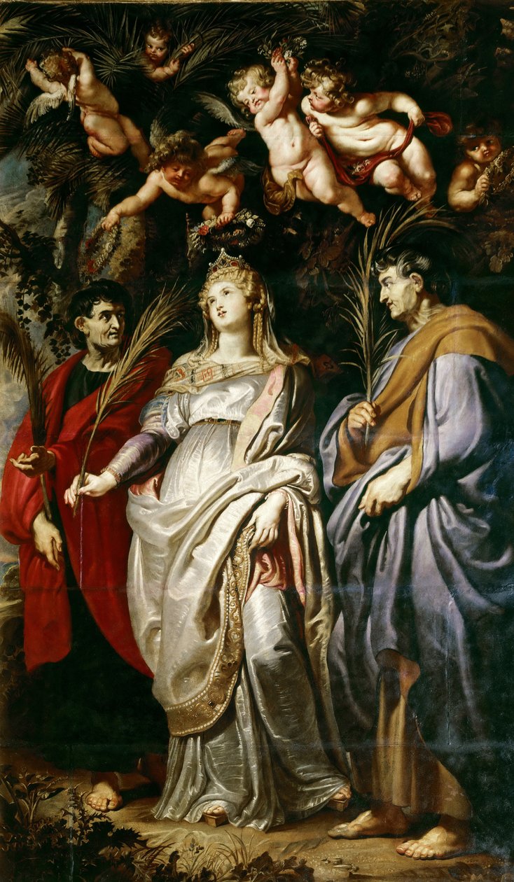 De heliga Domitilla, Nereus och Achilleus, 1608. av Peter Paul Rubens