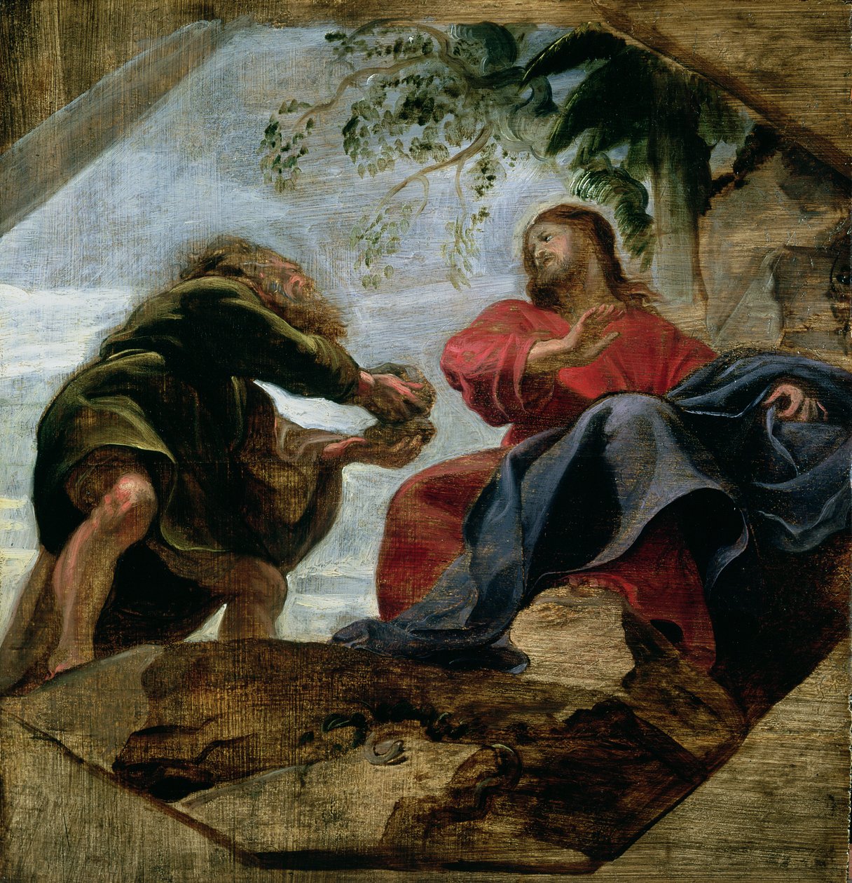 Kristi frestelse, 1620 av Peter Paul Rubens