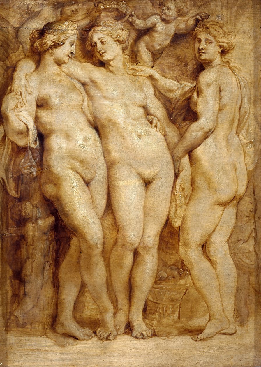 De tre nåderna, ca 1620-1623. av Peter Paul Rubens
