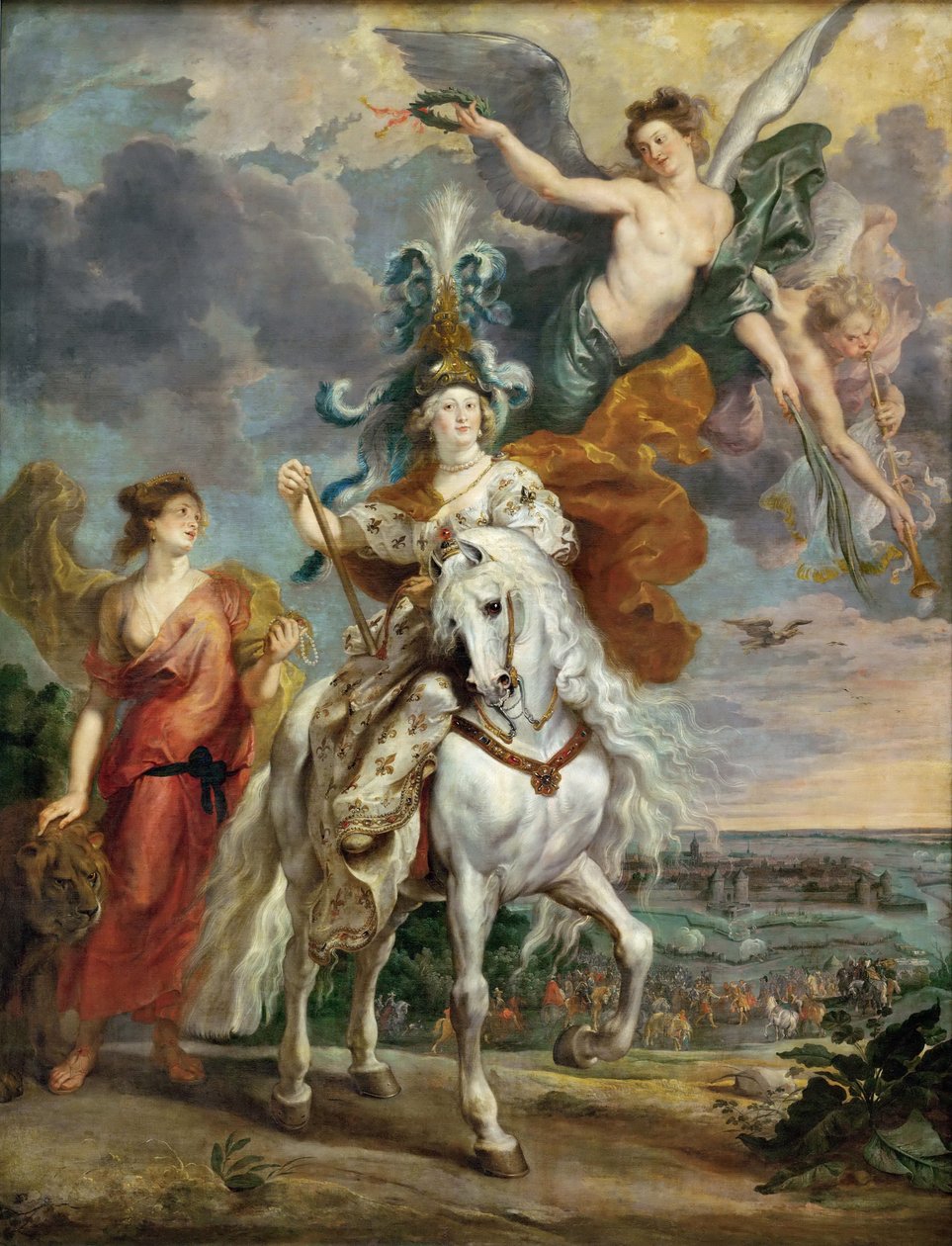 Segern vid Jülich Marie de Medici-cykeln av Peter Paul Rubens