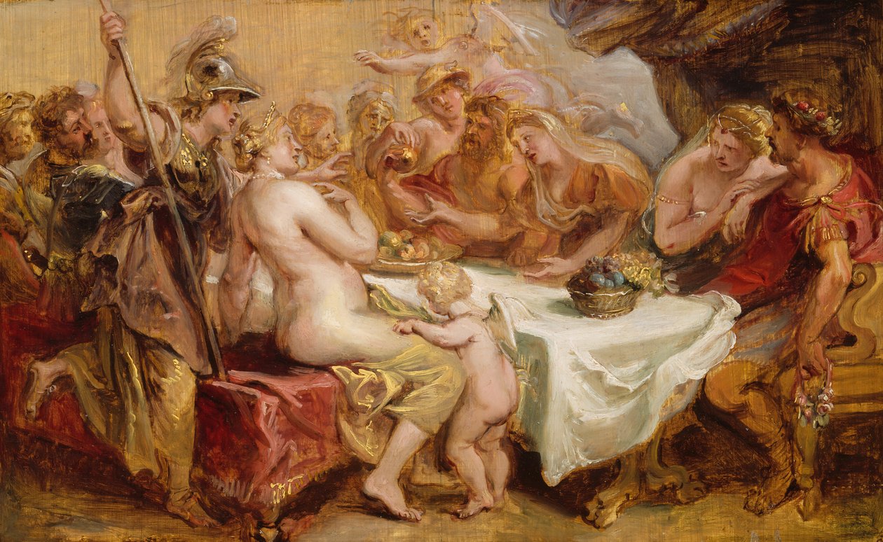 Peleus och Thetis bröllop, 1636. av Peter Paul Rubens