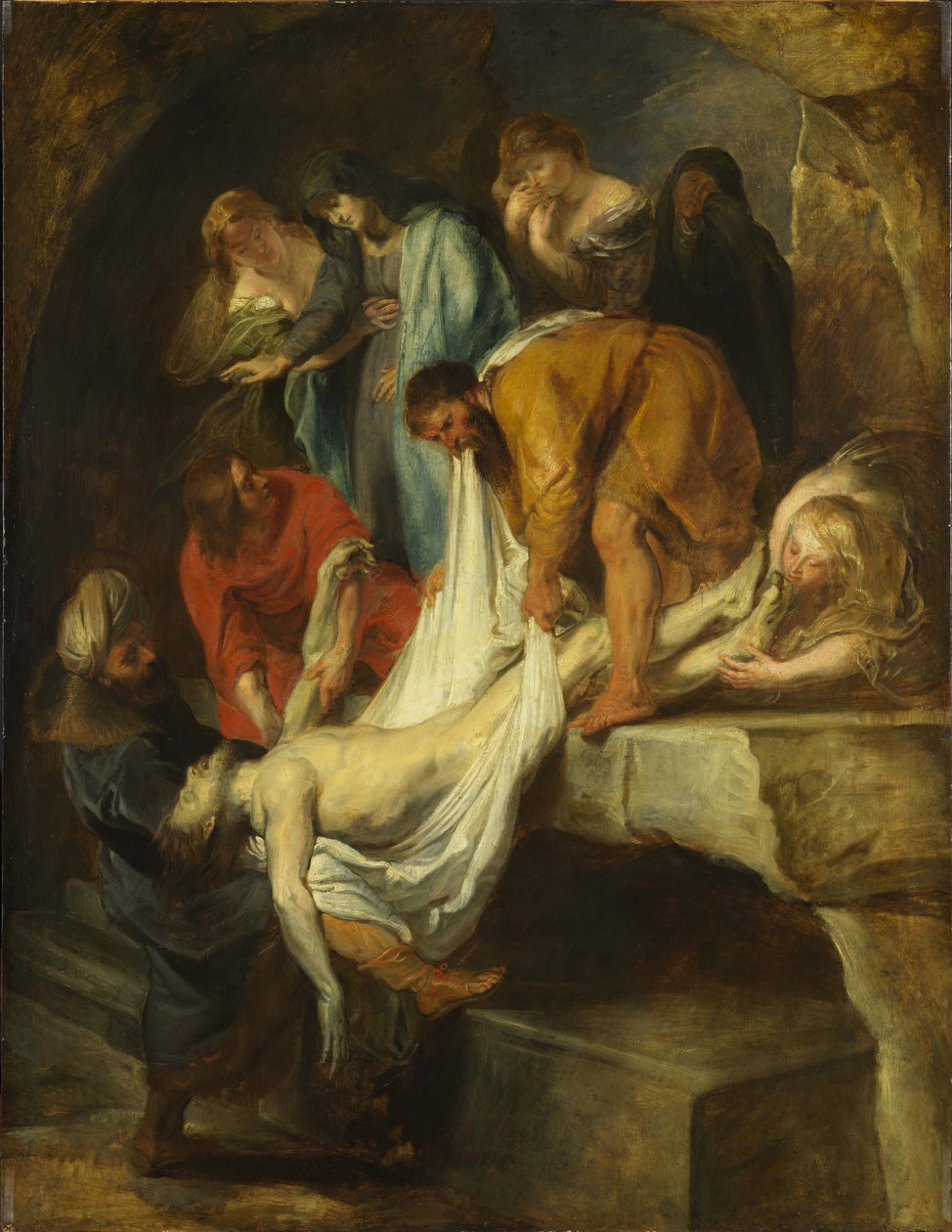 Begravningen av Kristus av Peter Paul Rubens