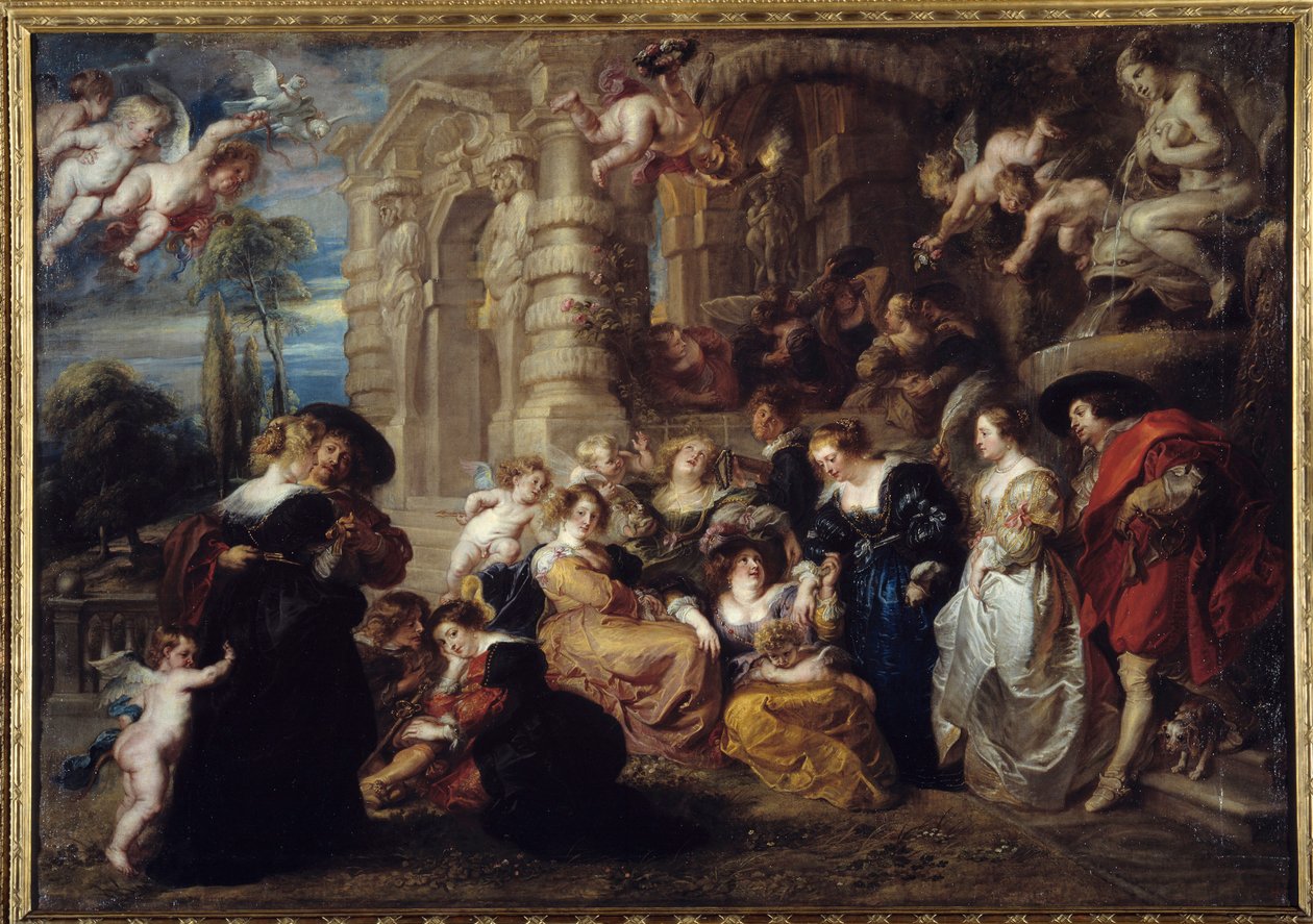 Kärlekens trädgård av Peter Paul Rubens