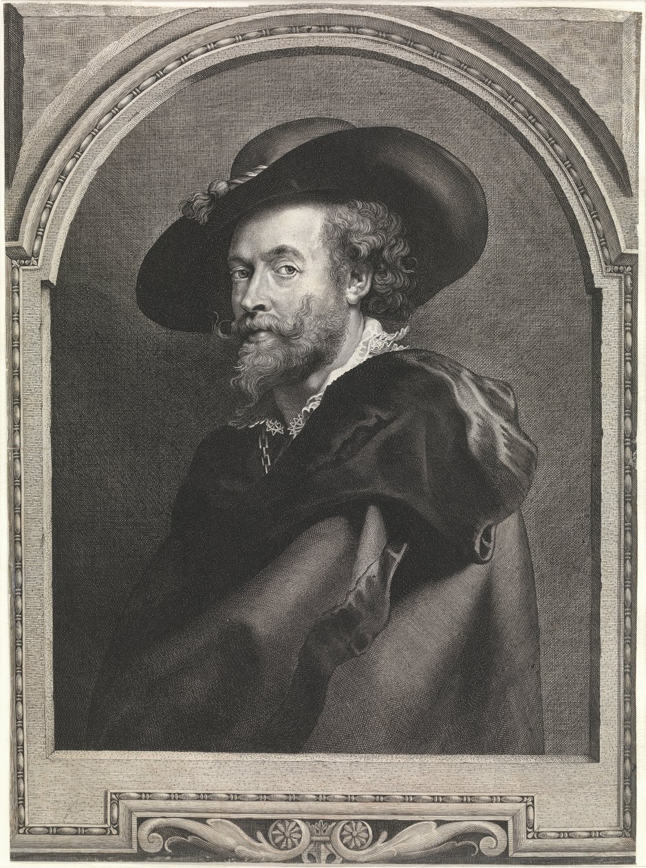Målaren Peter Paul Rubens (gravyr) av Peter Paul Rubens