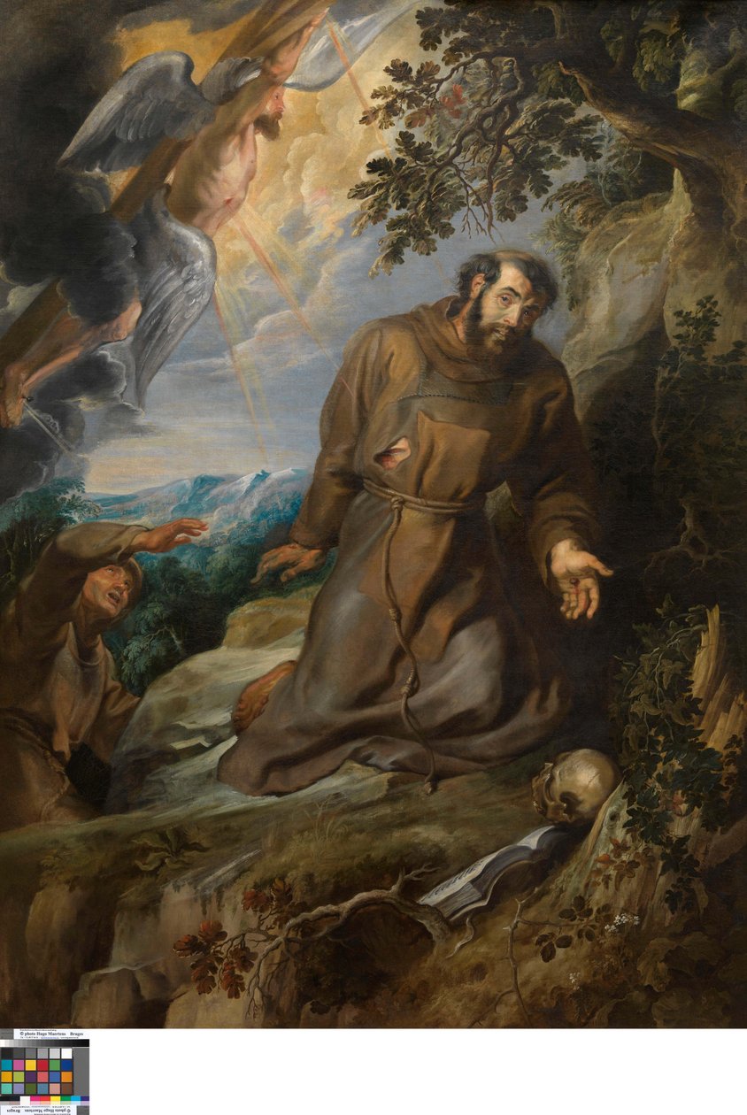 Stigmatiseringen av den helige Franciskus av Assisi av Peter Paul Rubens