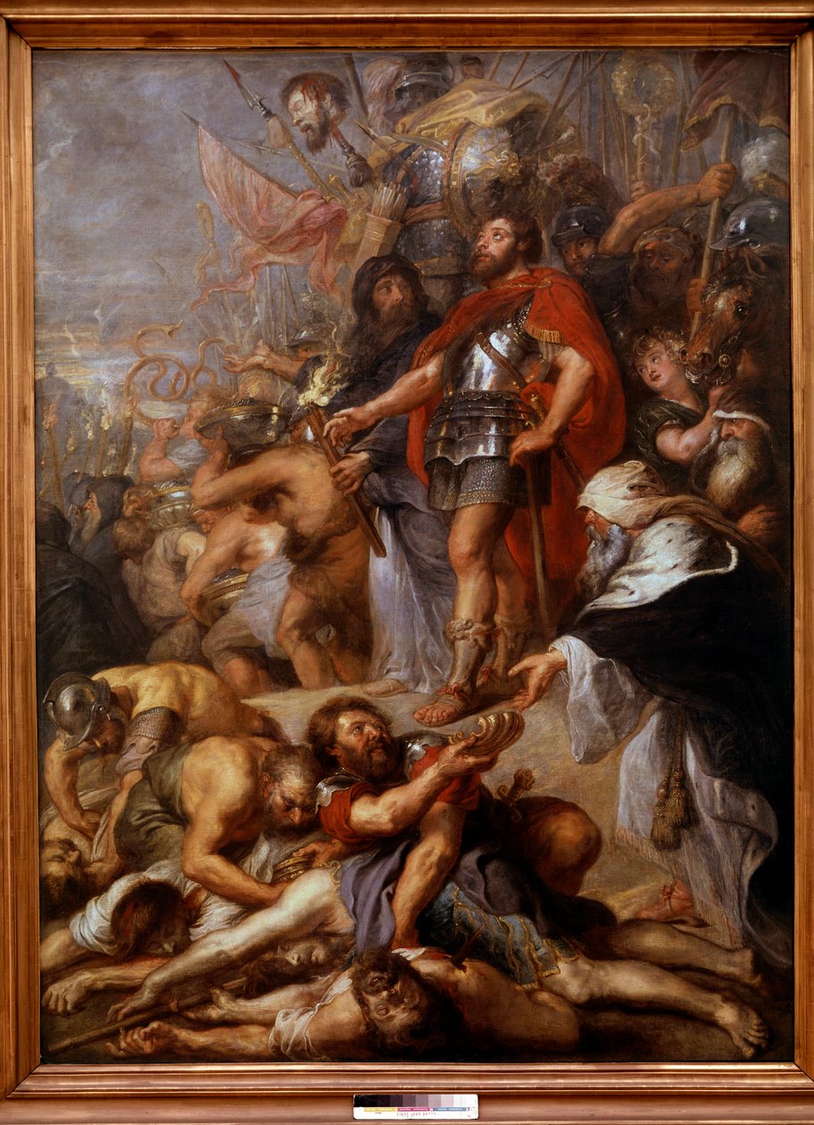 Judas Maccabees triumf Judas Maccabee (eller Maccabee), med smeknamnet hammaren, efterträdare till sin far Mattathias (Matathias, Mattatias) i spetsen för den judiska revolten mot förtrycket av seleukiderna under Antiokias regeringstid av Peter Paul Rubens