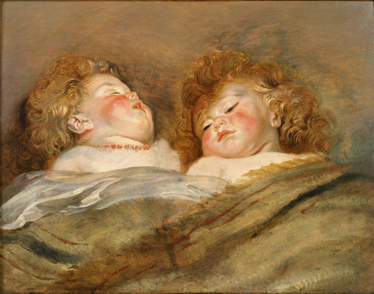 Två sovande barn av Peter Paul Rubens