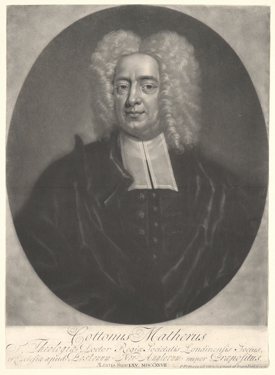 Cotton Mather av Peter Pelham