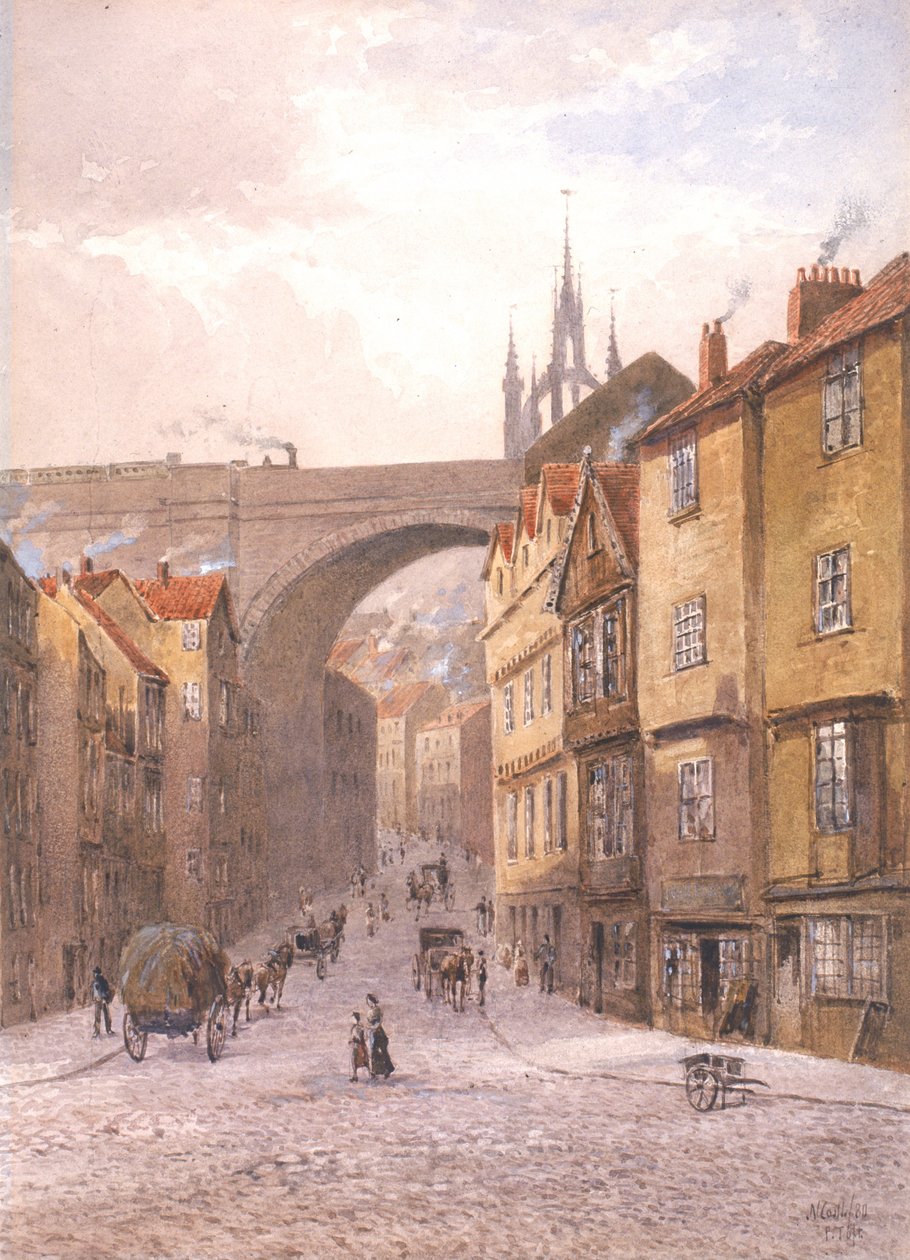 The Side (penna och akvarell på papper ombord) av Peter Petersen Toft