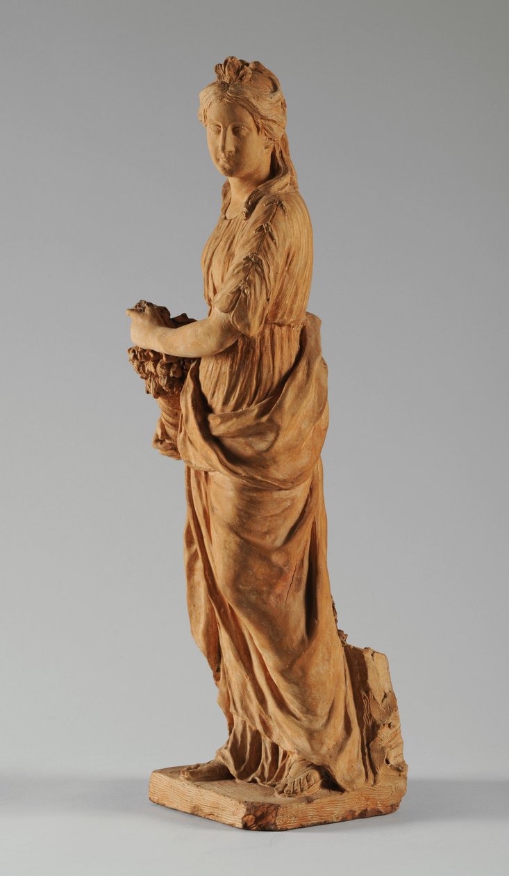 Maquette för en figur av överflöd av Peter Scheemakers