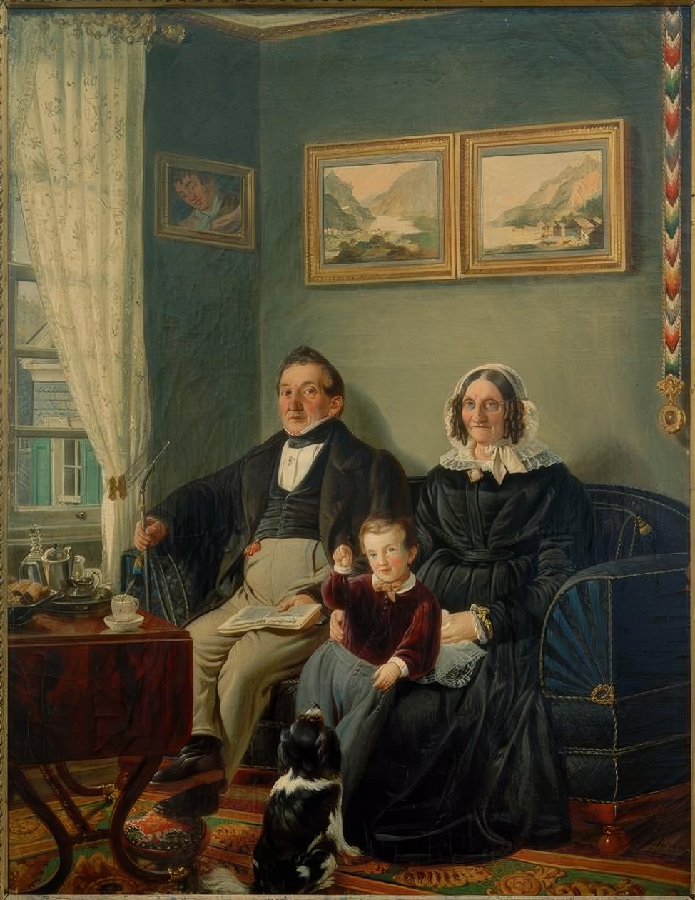 Johann Peter Keuchen och Sophie Karoline Keuchen född av Peter Schwingen