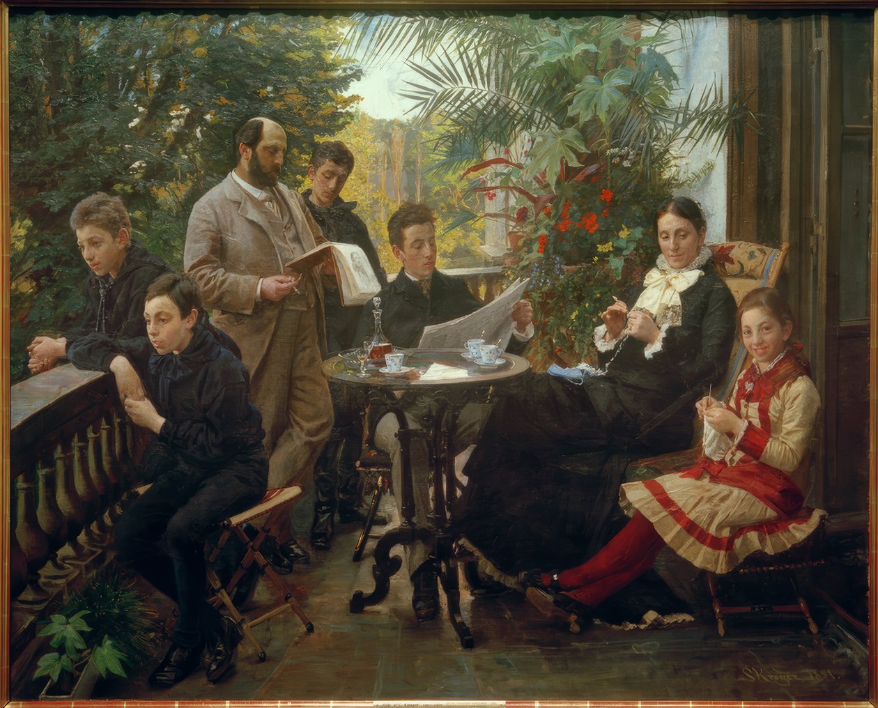 Hirschsprung, Heinrich; dansk tobakstillverkare, beskyddare och konstsamlare (grundare av Hirschsprung-samlingen i Köpenhamn); Köpenhamn 7 av Peder Severin Krøyer