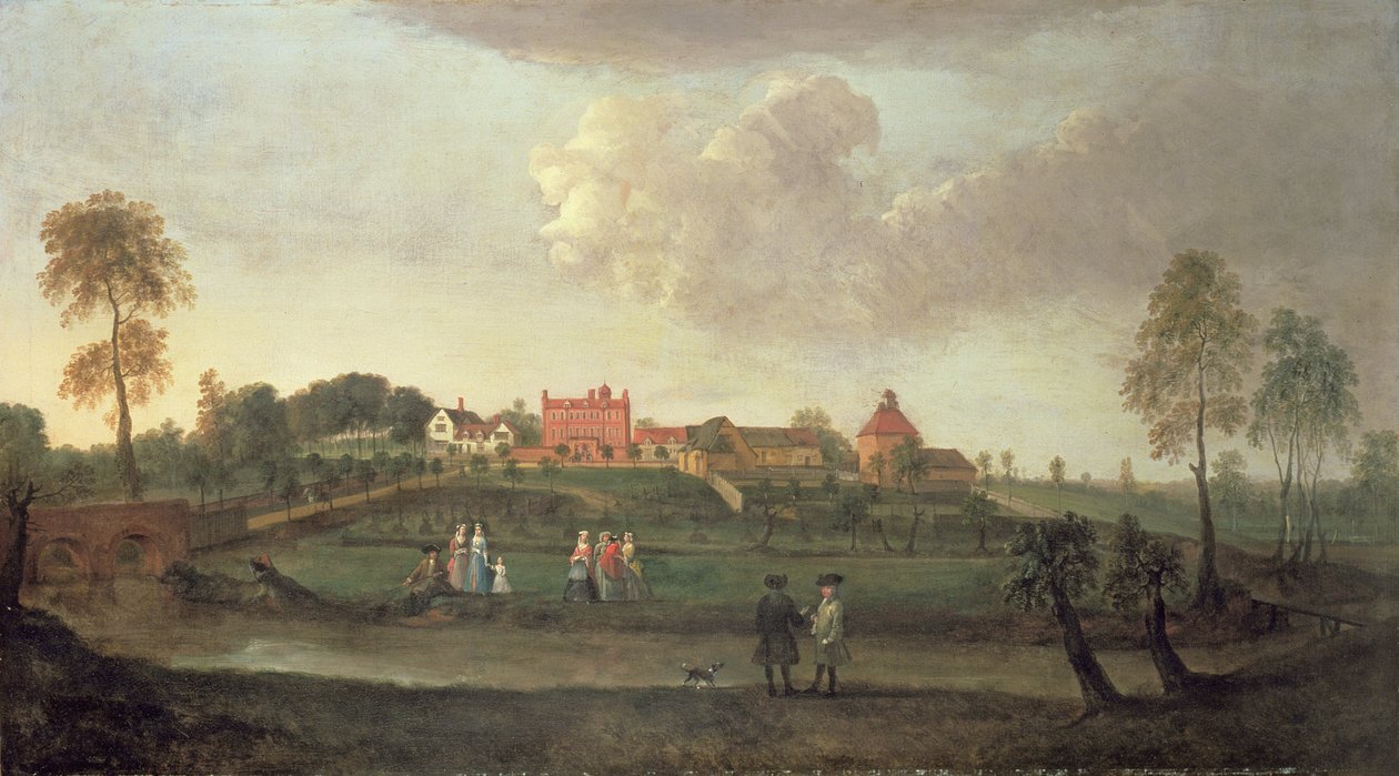 Little Haugh Hall, Suffolk av Peter Tillemans