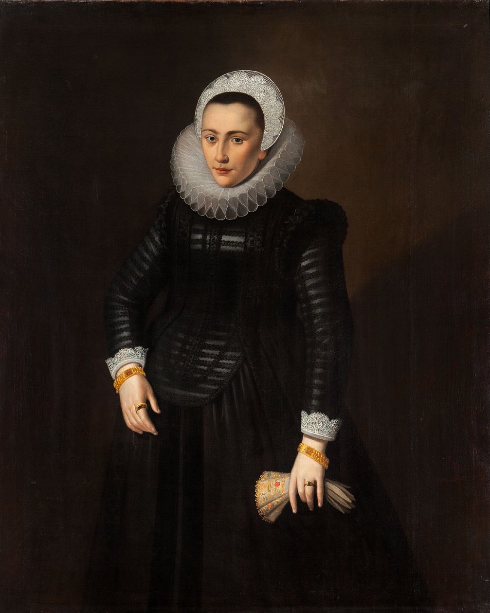 Porträtt av Barbara de Herlin av Peter Tillemans