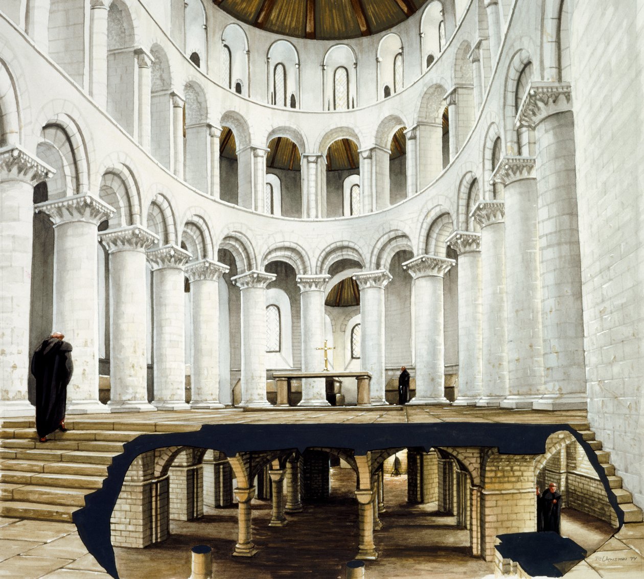 Presbyteriet och kryptan vid St Augustine