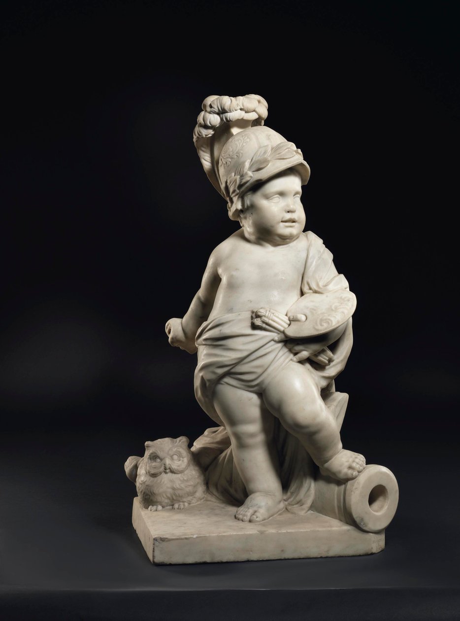 Putto som representerar Learning and the Arts av Peter Van Den Branden