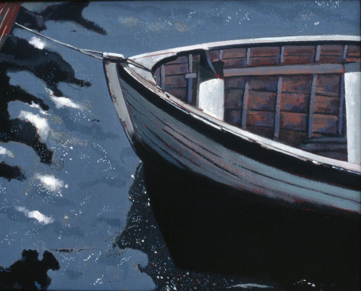 Dockside: Stockholm, 2004 (oil on canvas) av Peter Wilson