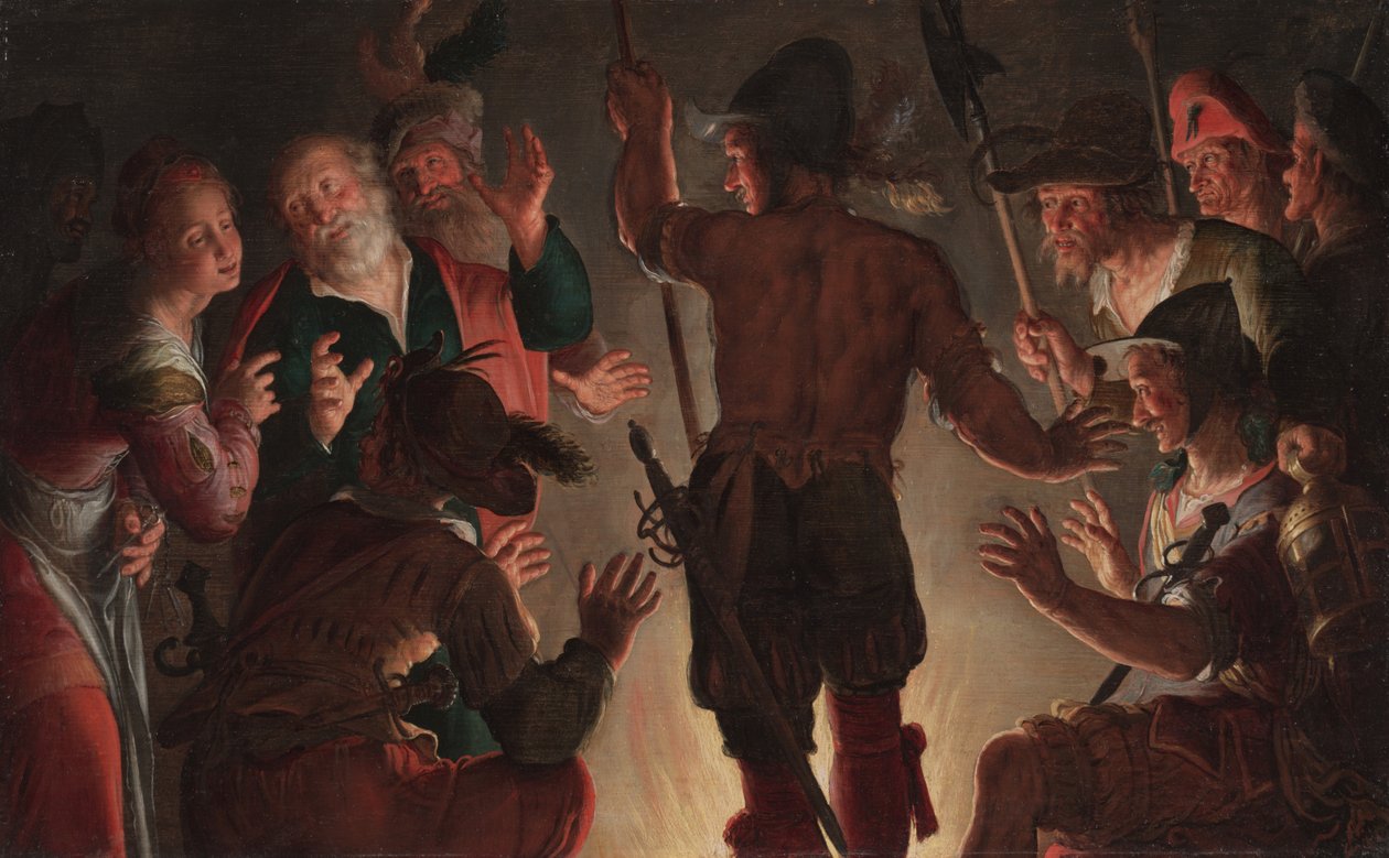 Peters förnekelse, ca 1624-1628 av Peter Wtewael