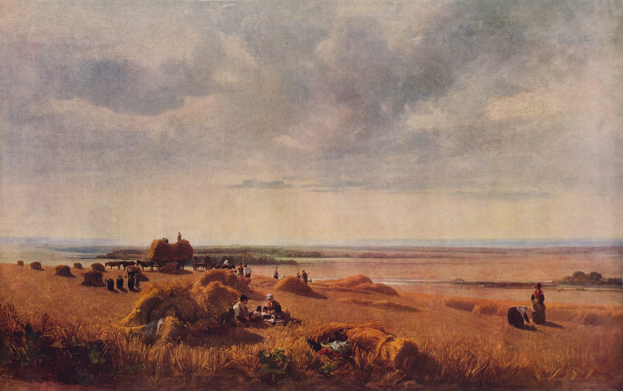 Ett majsfält, 1815, 1938 av Peter de Wint