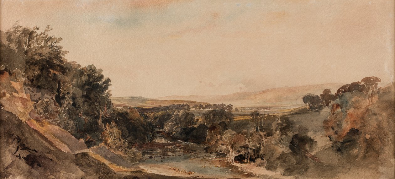 Cannock Chase, ca 1840 (akvarell på papper) av Peter de Wint