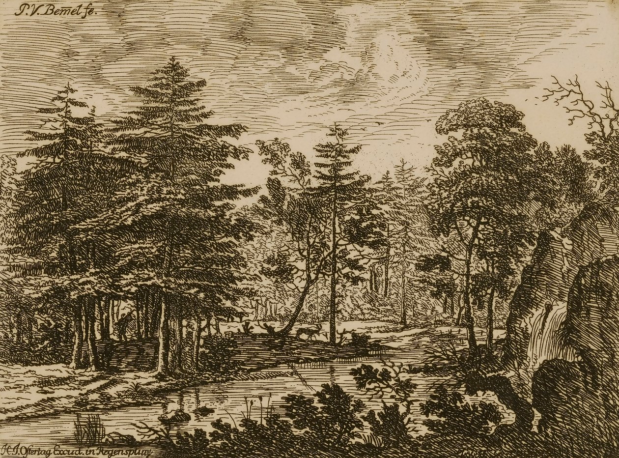 Landskap av Peter von Bemmel