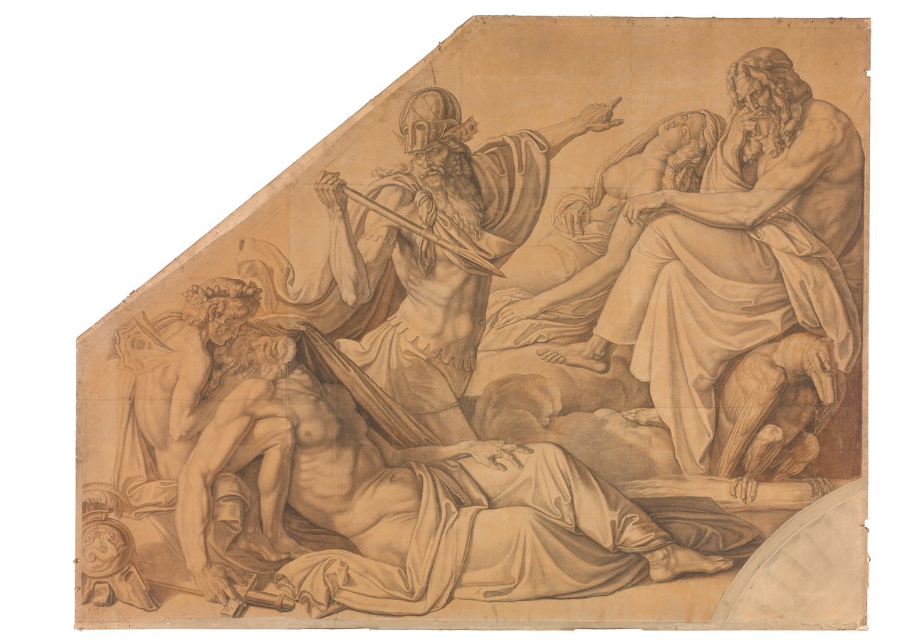 Agamemnons Traum av Peter von Cornelius