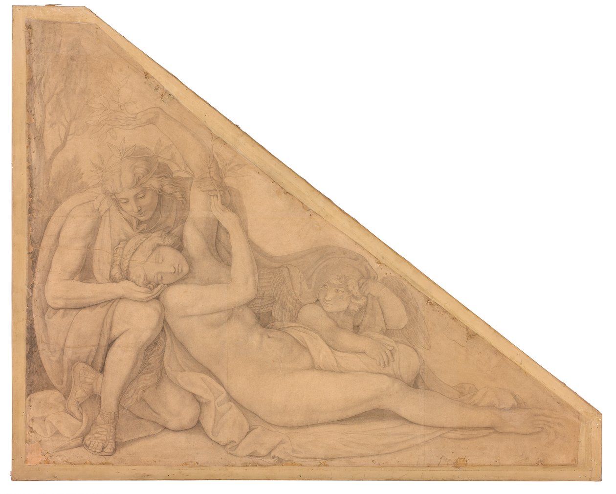 Apoll und Daphne av Peter von Cornelius