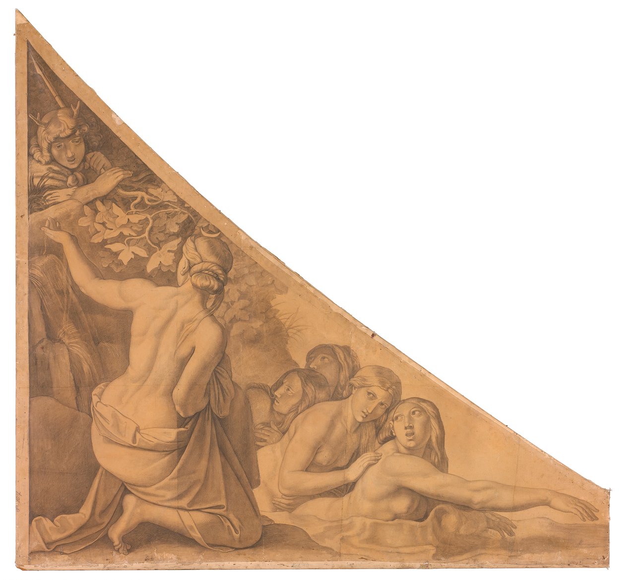 Artemis und Aktaion av Peter von Cornelius