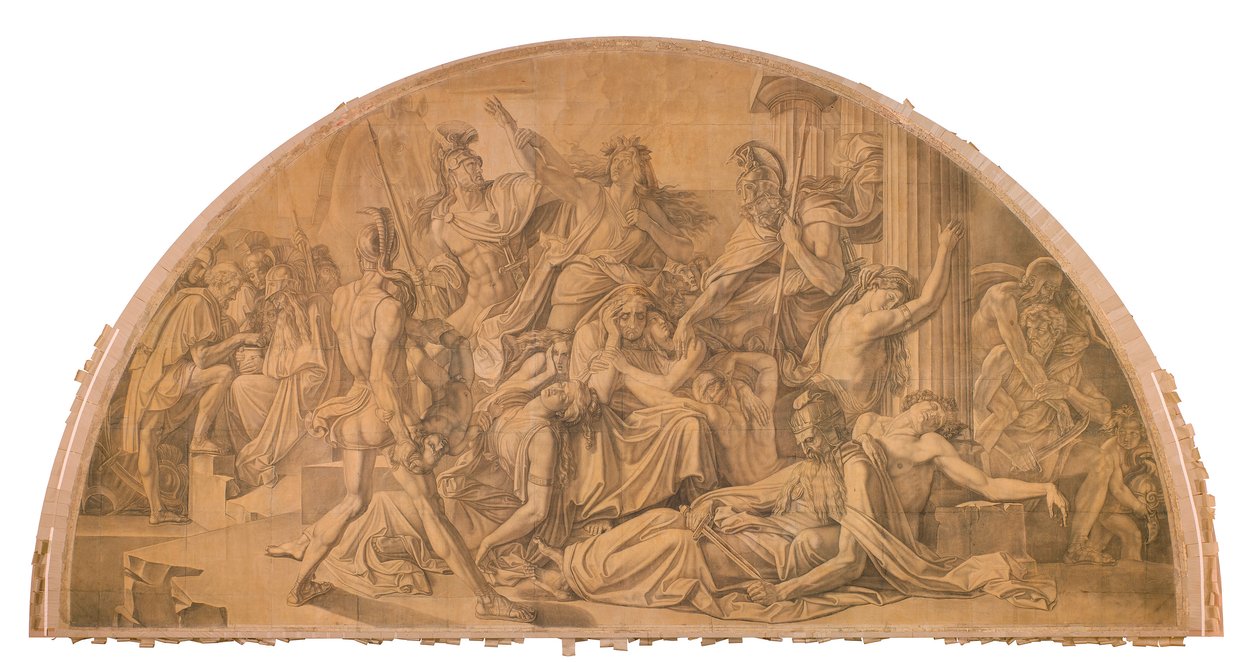 Der Untergang Trojas av Peter von Cornelius