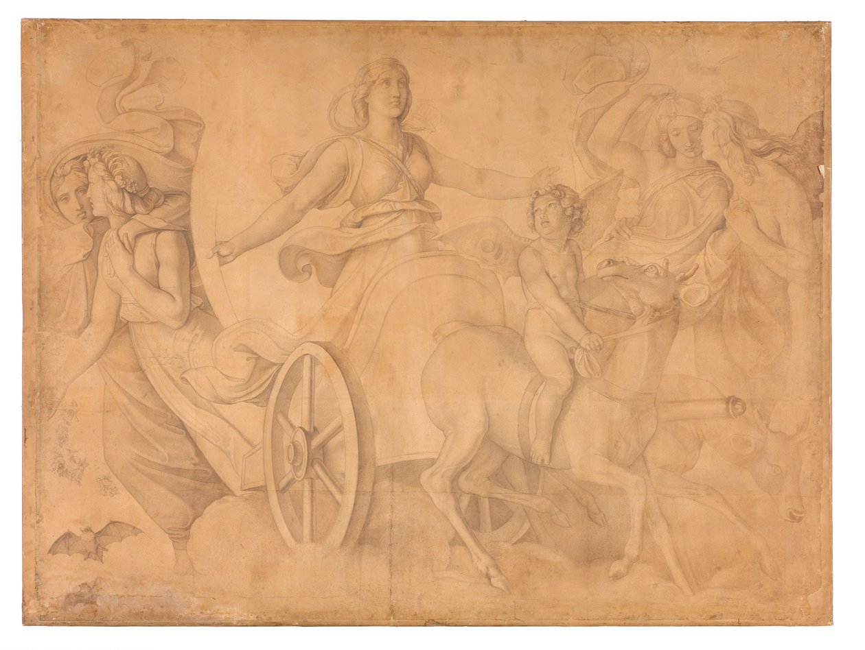 Der Wagen der Artemis av Peter von Cornelius
