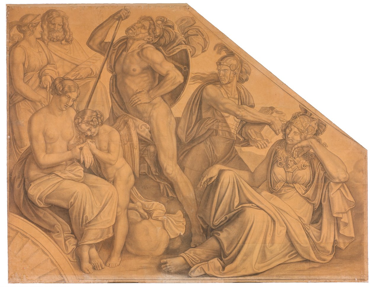 Der rasende Diomedes av Peter von Cornelius