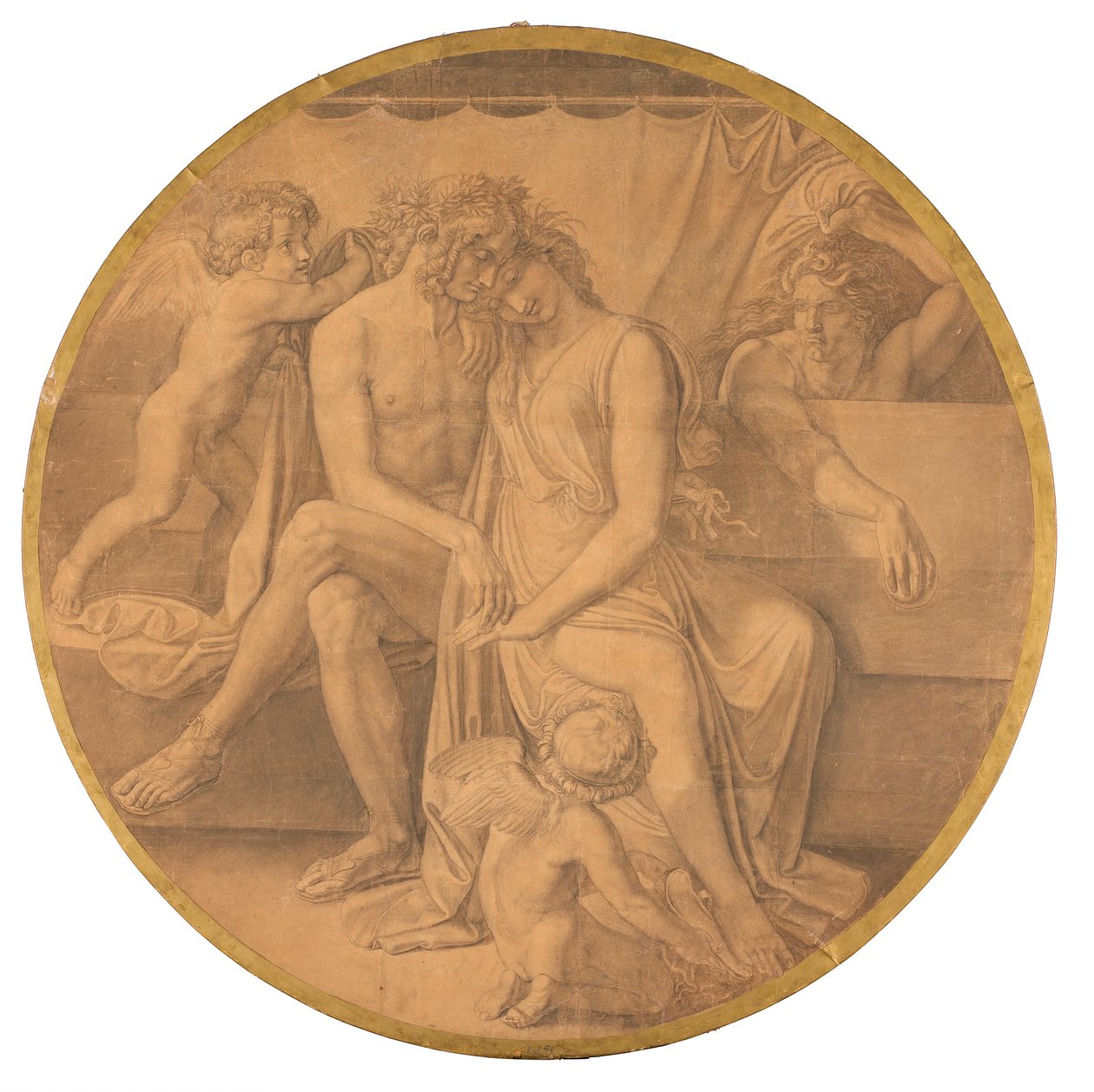 Peleus och Thetis bröllop av Peter von Cornelius