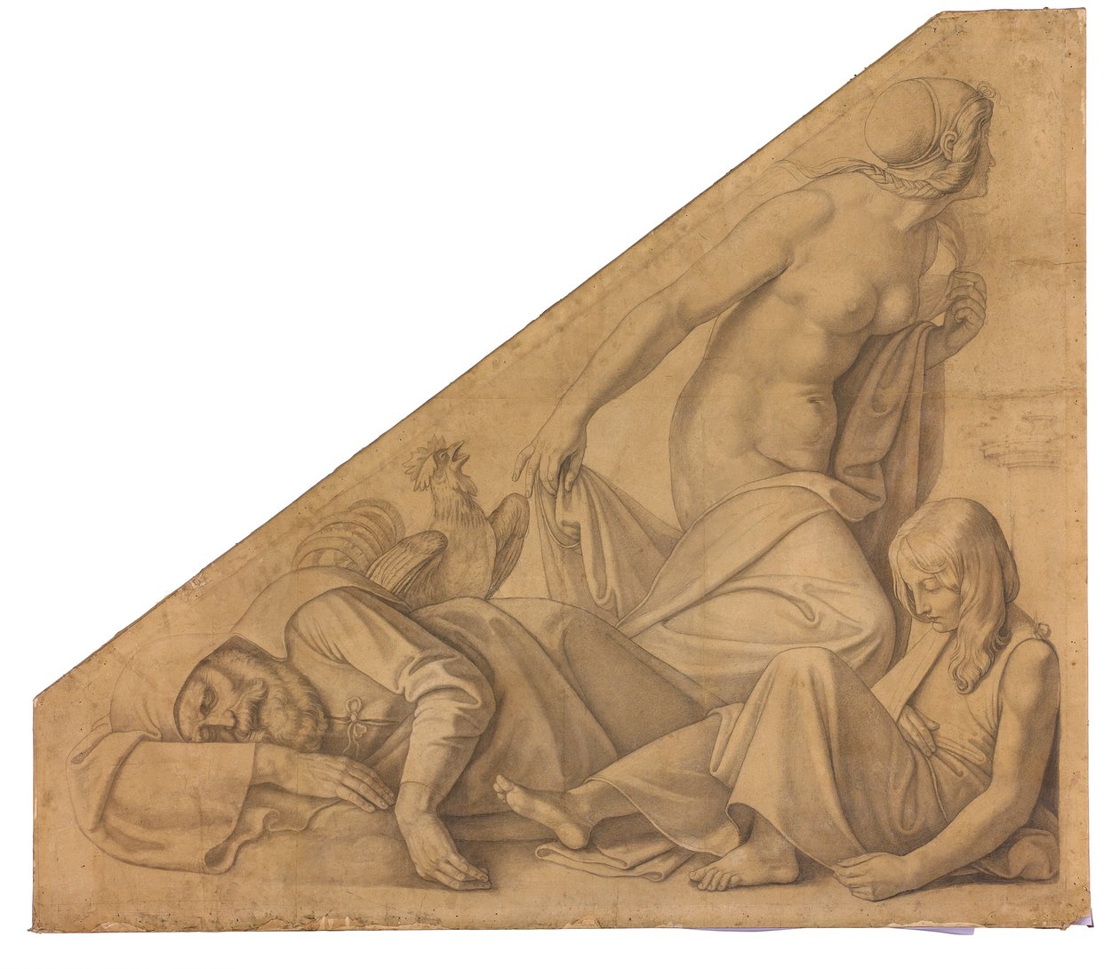 Eos, Tithonos und Memnon av Peter von Cornelius