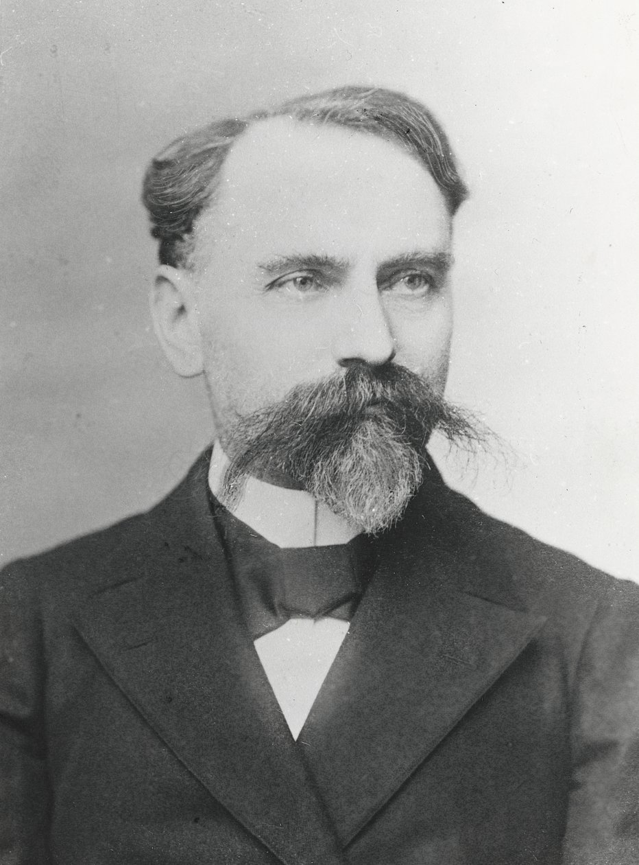 Porträtt av Elie-Emile Bourquelot, fransk kemist av Petit