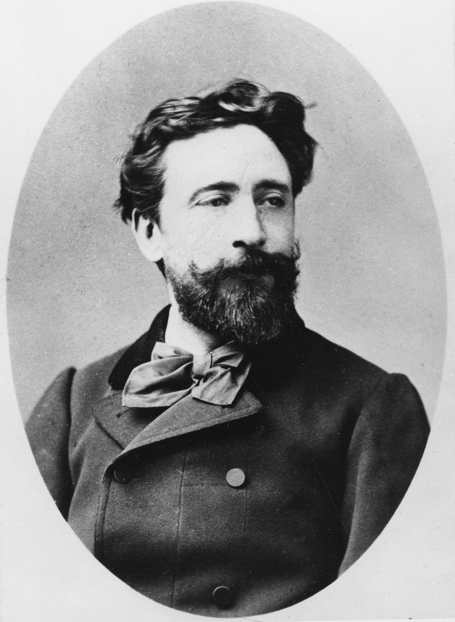 Porträtt av Jules Franceschi, ca 1860 av Petit