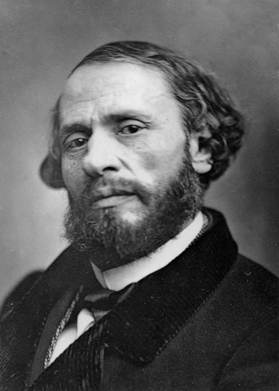 Porträtt av Pierre-Eugène Basté, ca 1870 av Petit