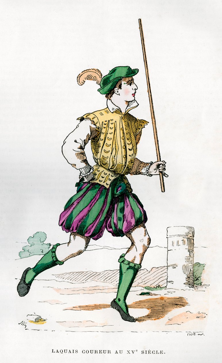 Budbärare, 1400-talet 1882-1884 av Petit