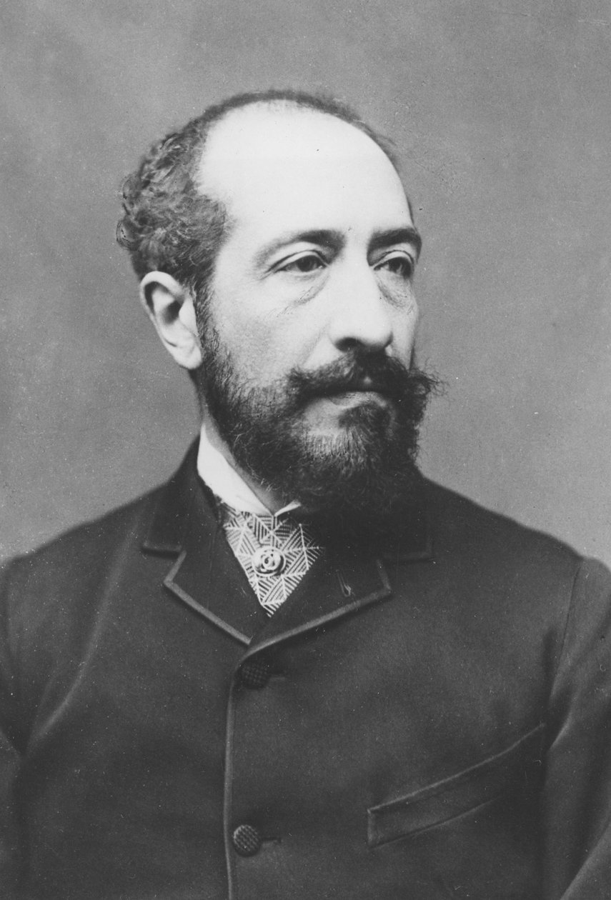 Porträtt av Henri de Pène av Petit