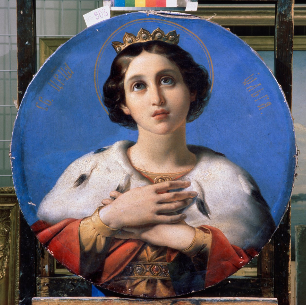 Saint Olga, prinsessan av Kiev av Petr Mikhailovich Shamshin