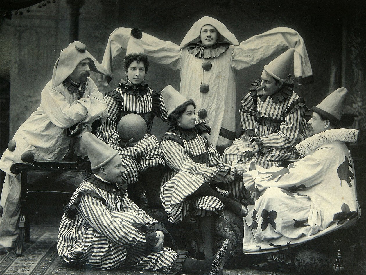Teaterkomposition. Platinotypie av Pyotr Petrovich Pavlov (1860-1925) av Petr Petrovich Pavlov