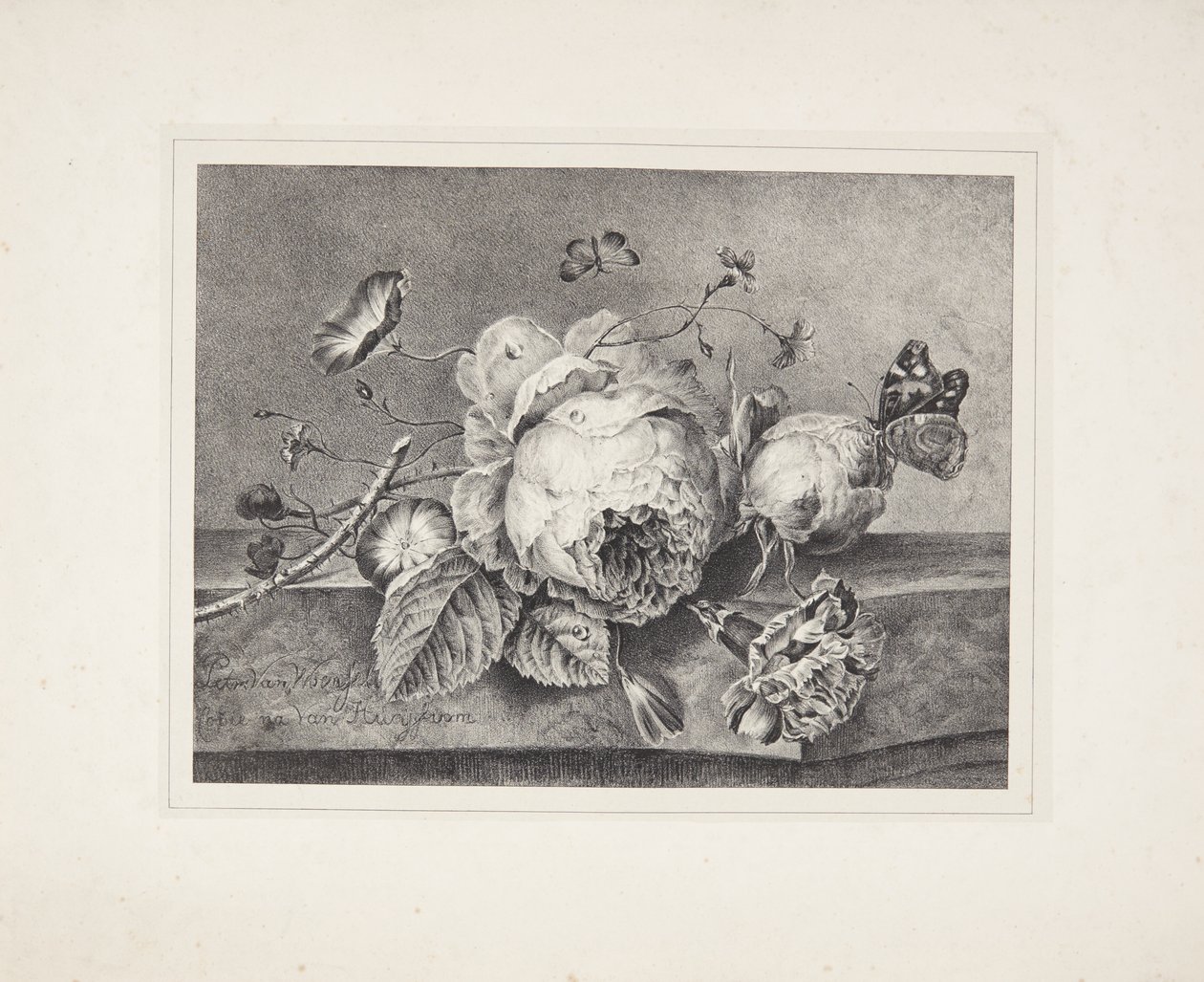 Blomma stilleben av Petronella van Woensel