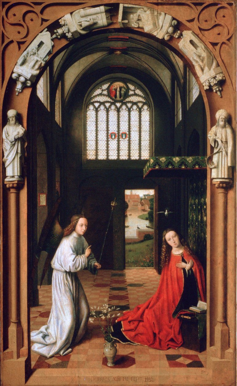 Kungörelse, 1452 av Petrus Christus
