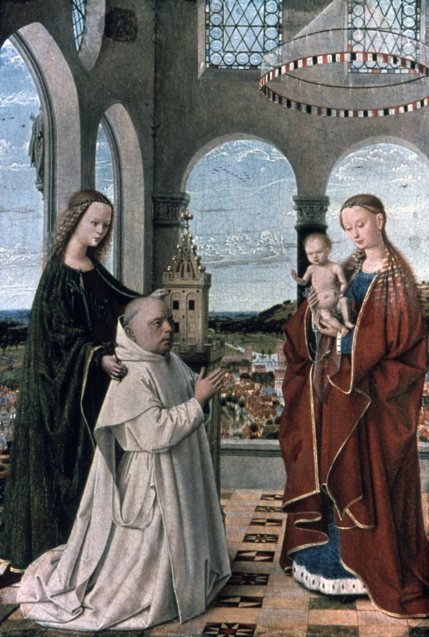 Madonna och barn, 1400-talet av Petrus Christus