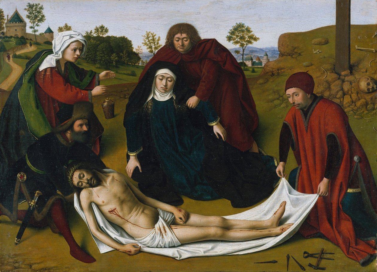 Klagovisan, ca. 1450. av Petrus Christus