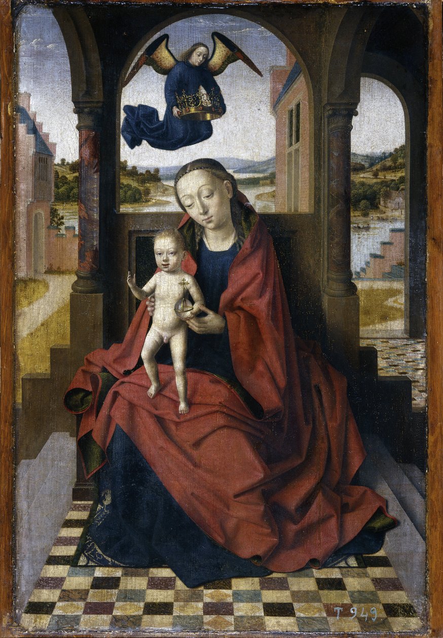 Madonnan och barnet, 1460-talet av Petrus Christus