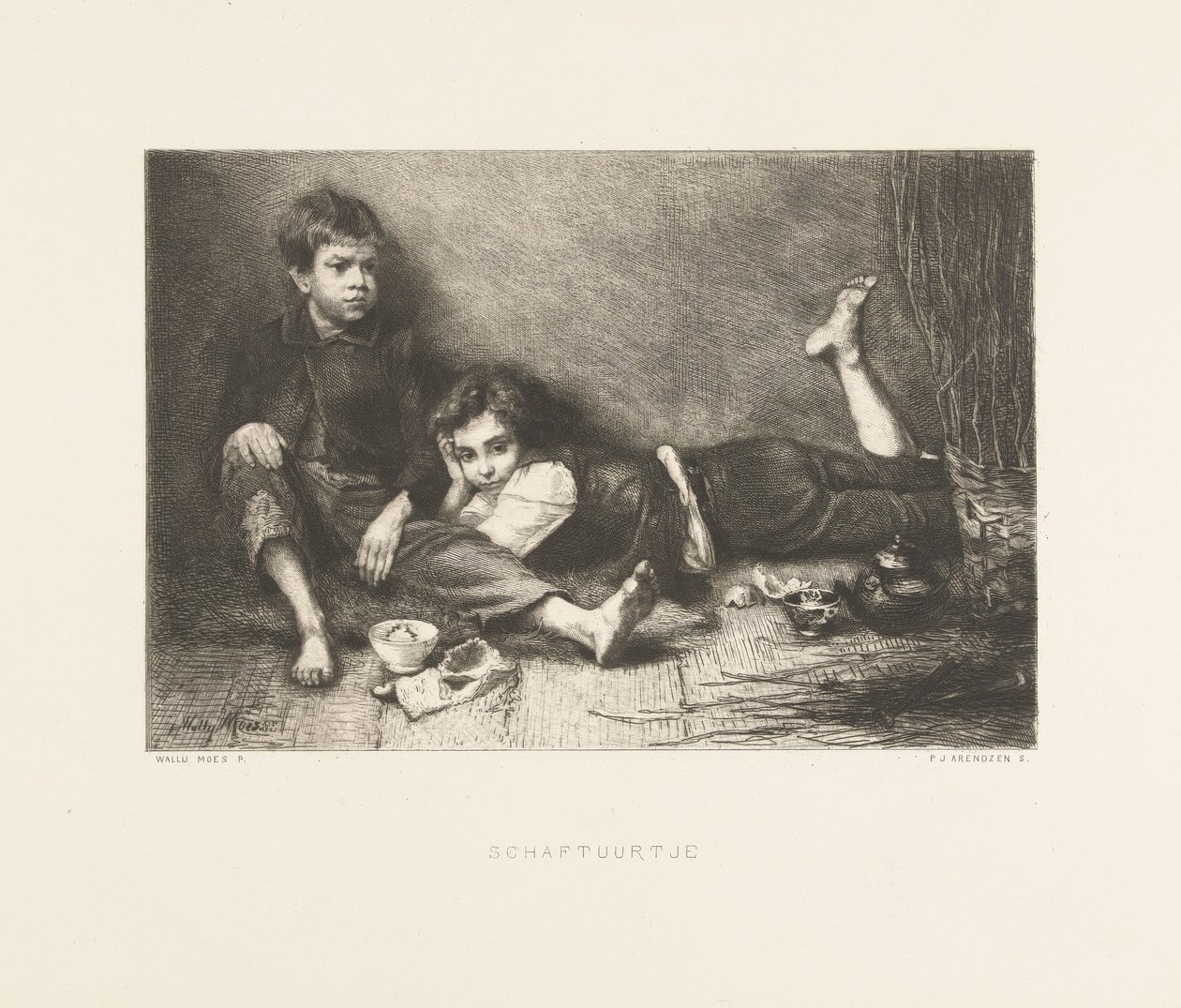 Schafuurtje (titel på objekt) av Petrus Johannes Arendzen