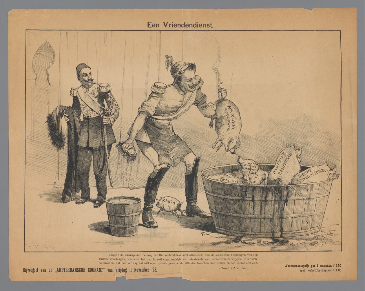 En vänskap (titel på objekt) av Petrus van Geldorp
